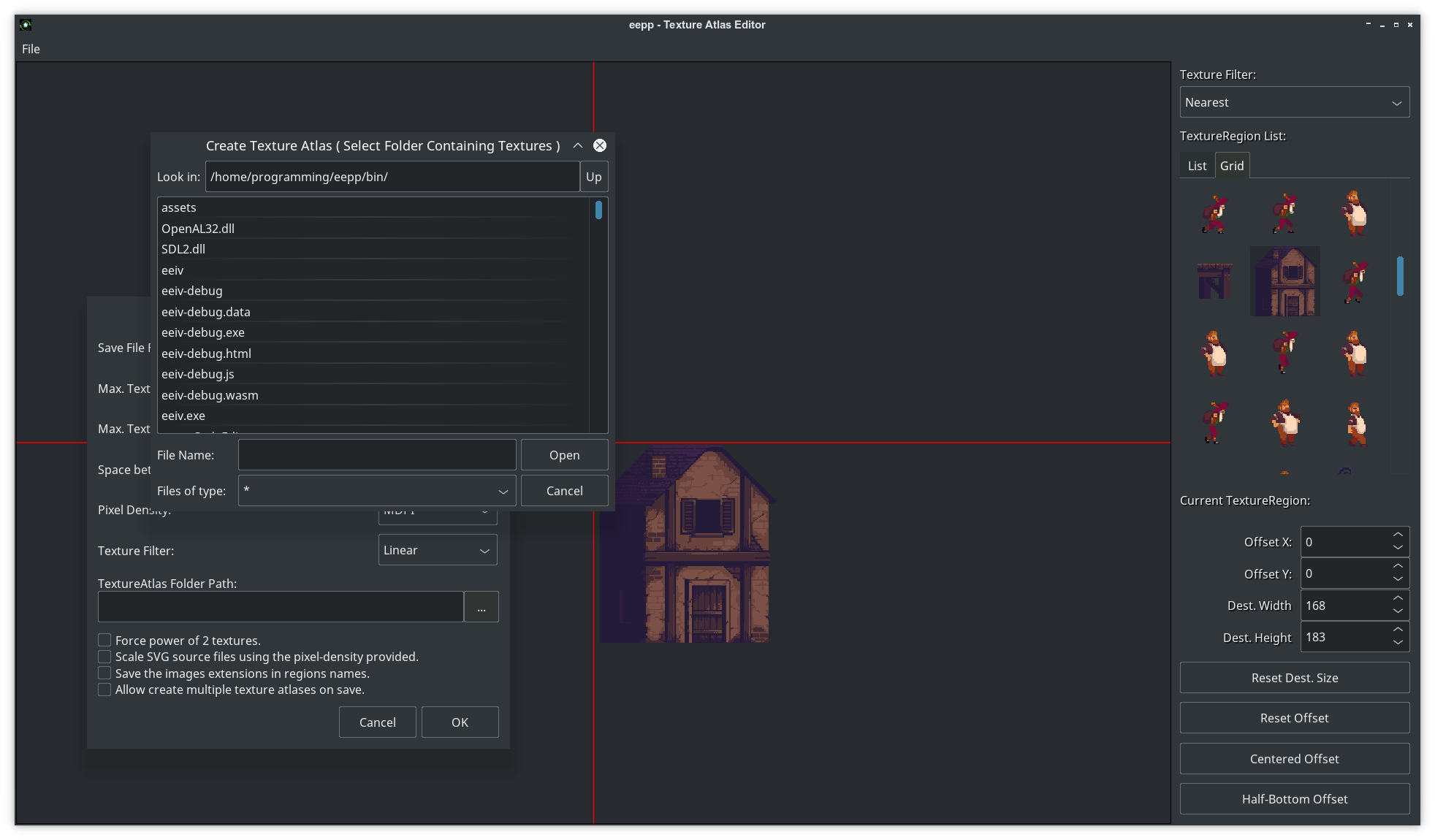 Texture Atlas Editor with 1.5x pixel density